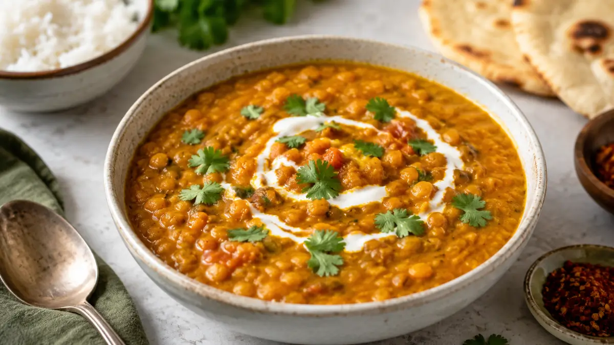 Lentil Curry with Coconut Milk