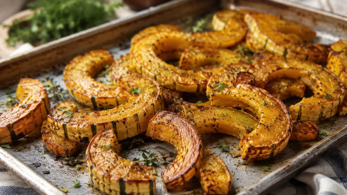 Roasted Delicata Squash