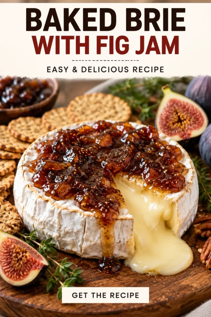 Baked Brie with Fig Jam