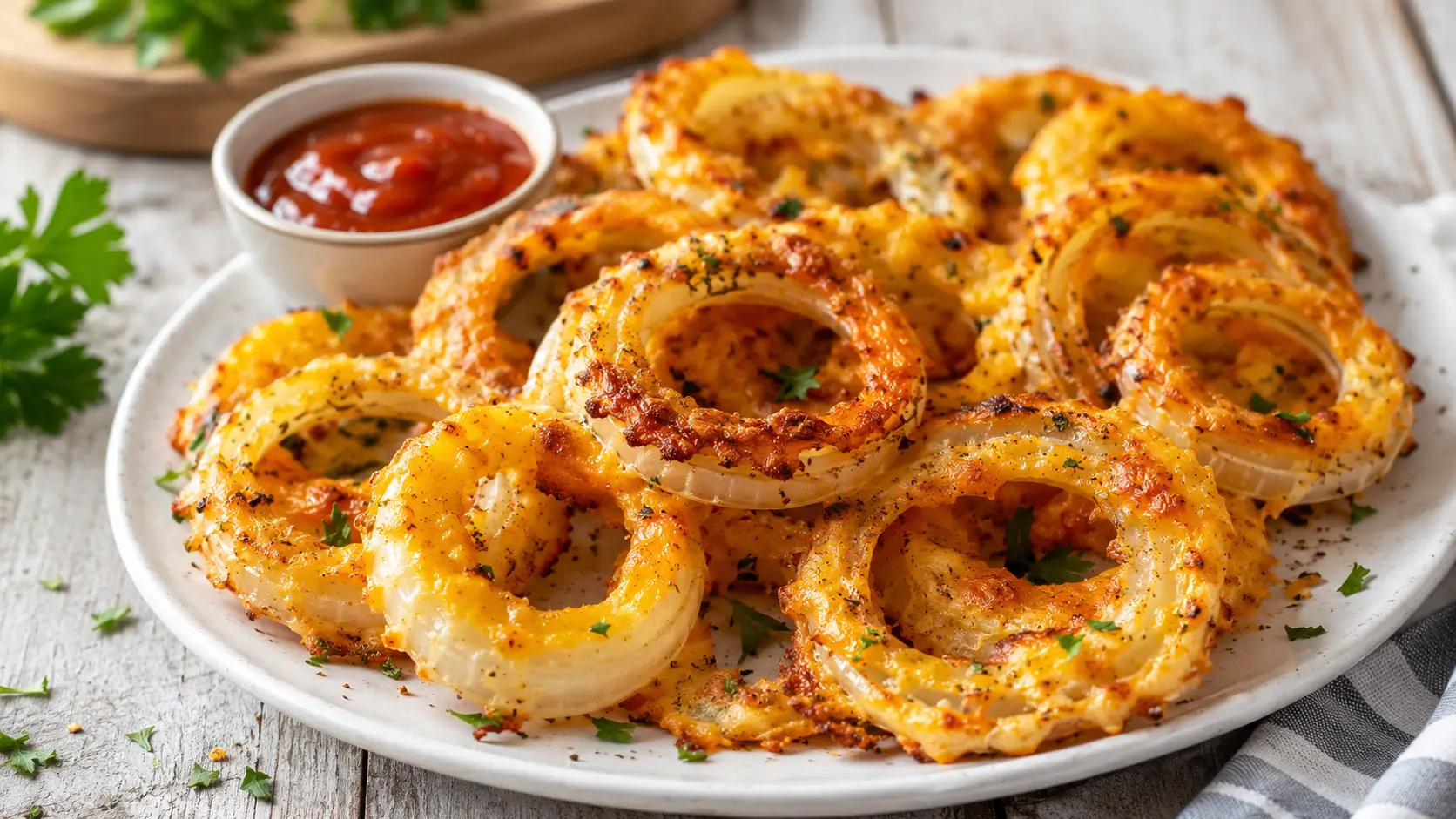 Cheesy Onion Ring Chips