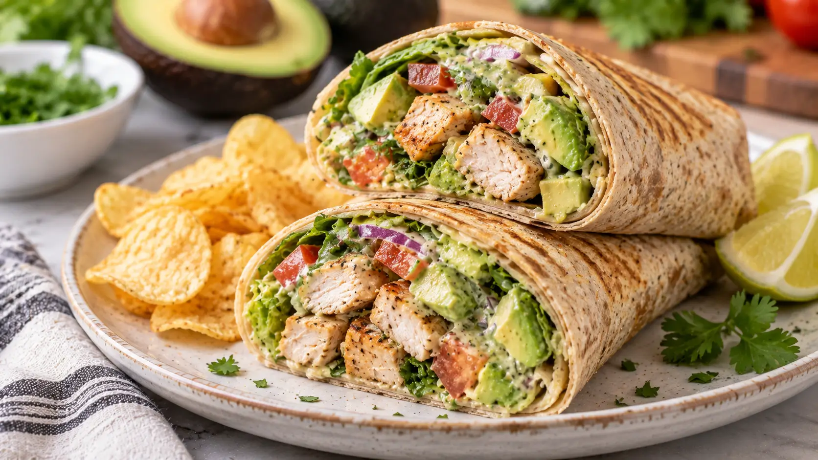 Chicken Avocado Wrap