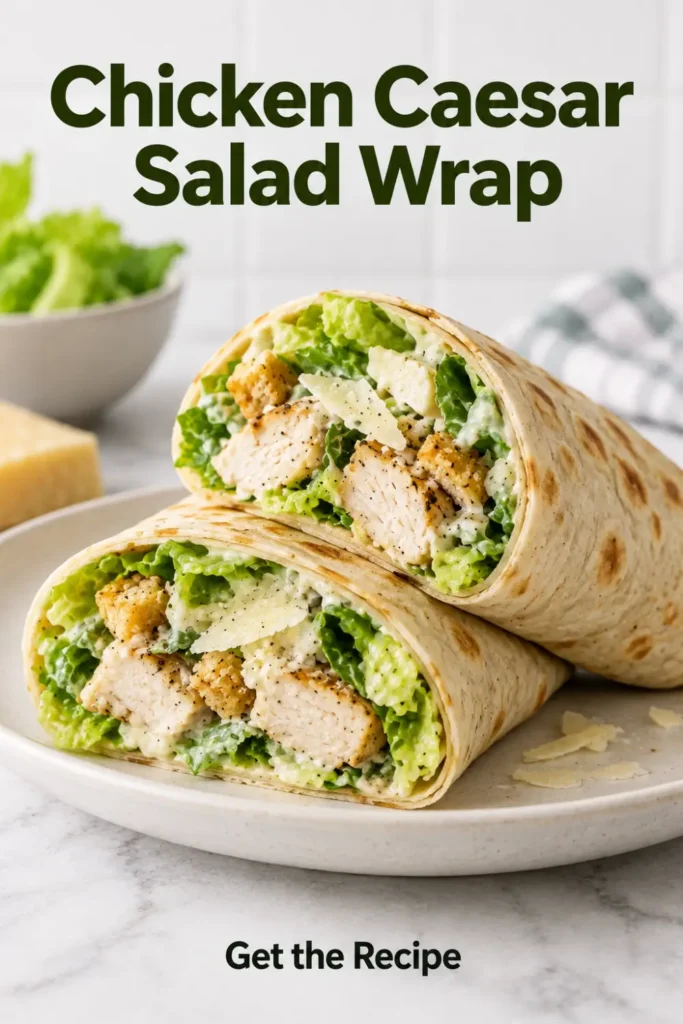Chicken Caesar Salad Wrap