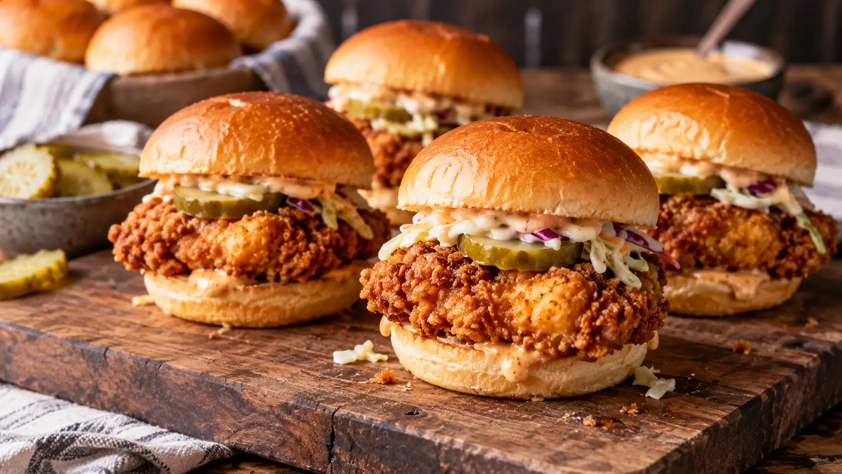 Fried Chicken Sliders