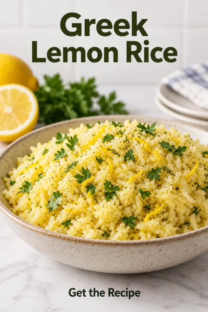 Greek Lemon Rice